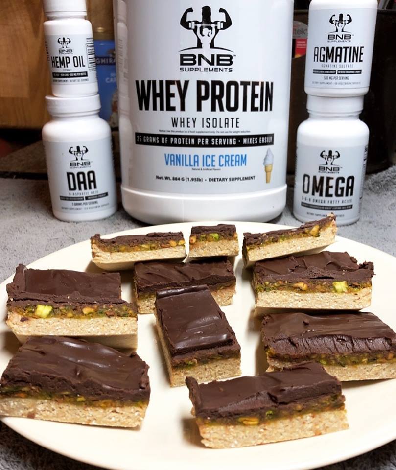 Vanilla Pistachio Chocolate Treats – BNB Supplements
