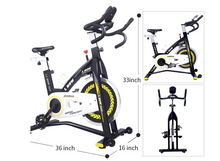 Load image into Gallery viewer, L NOW pooboo Indoor Cycling Bike Trainer, Professional Exercise Bike Stationary