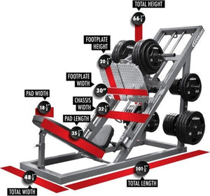 Legend Unilateral Angle Leg Press Commercial Gym Equipment
