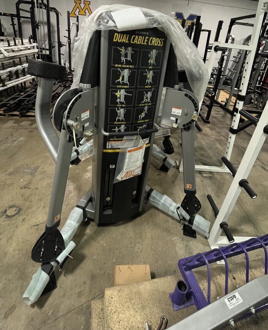 FREE MOTION GENESIS DUAL CABLE CROSS Gym Equipment Black Yr