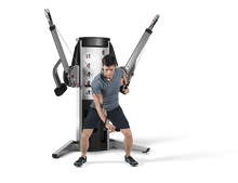 Load image into Gallery viewer, FREE MOTION GENESIS DUAL CABLE CROSS Gym Equipment - Black - 3 Yr Warranty