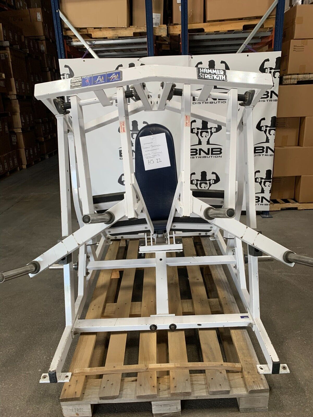 Hammer Strength Plate Loaded ISO Lateral Seated Leg Press BNB