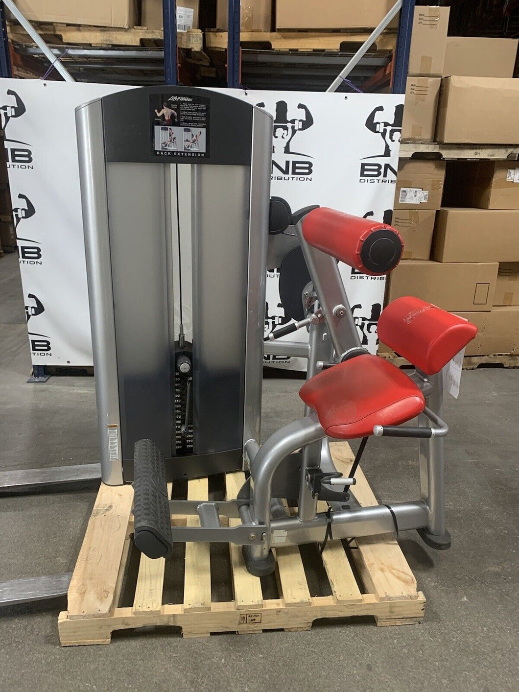 Life fitness discount back machine