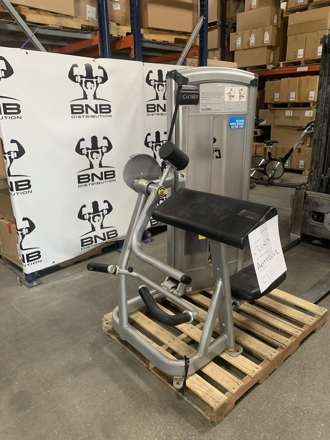 Cybex arm curl machine cheap