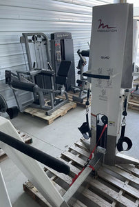 Free Motion Commercial Selectorized Standing Quad Machine