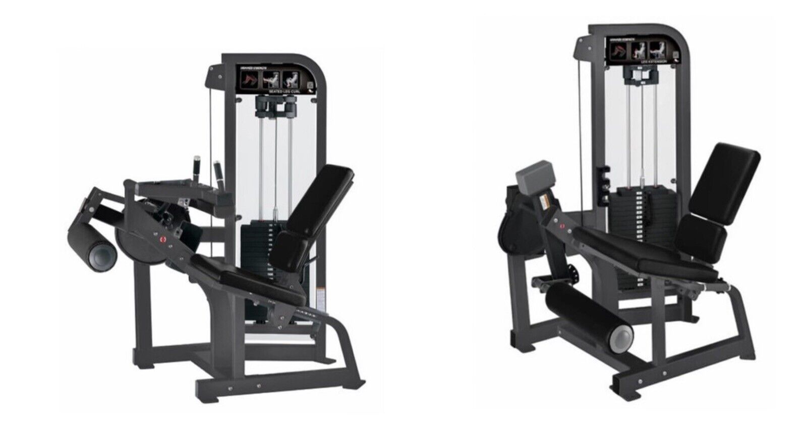 Hammer Strength Select Leg Extension and Select Seated Leg Curl Packag ...