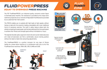 Load image into Gallery viewer, Fluid Power Zone - Fluid Power Press - Squat to Overhead Press - NEW
