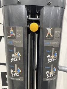 Matrix Magnum Leg Press / Calf Extension Combo