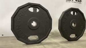 New Iron Grip Urethane 12-Sided Olympic Plates (3,655 lbs)