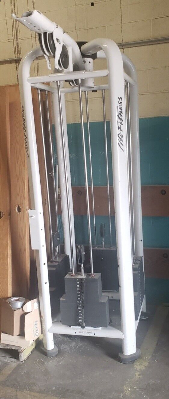 Life fitness sales cable tower