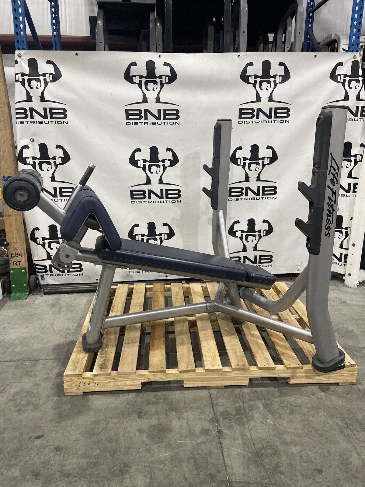 Life fitness olympic bench online