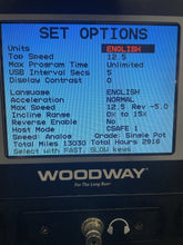 Load image into Gallery viewer, Woodway 4FRONT Treadmill with Personal Trainer  Display and TV - 13,000 Miles