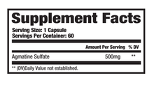 Load image into Gallery viewer, Agmatine Sulfate 500mg