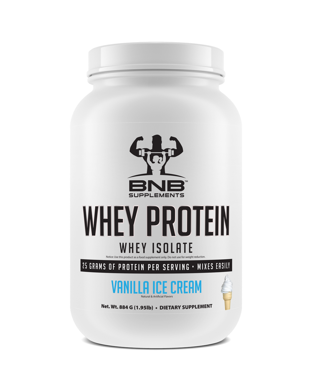100% Whey Protein Isolate - Vanilla Ice Cream