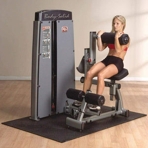 Body-Solid Pro Dual Ab and Back Machine w/ Adjustable Roller