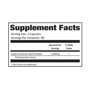 Ceylon Cinnamon Capsules