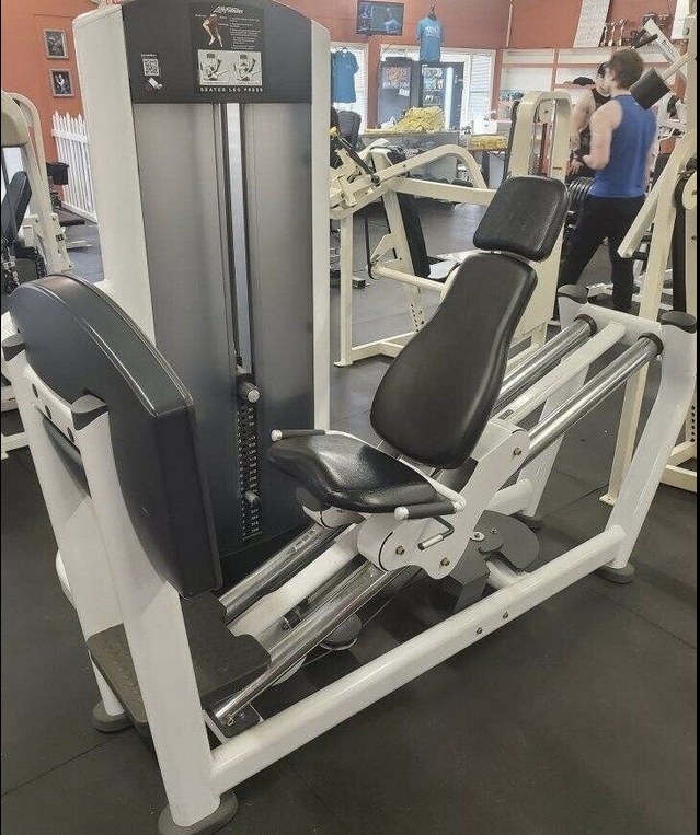 Life fitness signature leg press hot sale