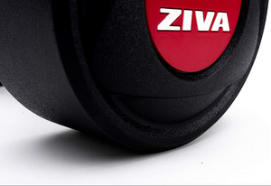 ZIVA SL Urethane Coated Dumbbells - Pair, 70 lbs. - Red Dumbbell Set