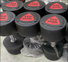Load image into Gallery viewer, ZIVA ZVO Urethane Coated Dumbbells Set, Pairs Of 100 - 120 lbs