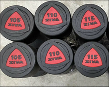 Load image into Gallery viewer, ZIVA ZVO Urethane Coated Dumbbells Set, Pairs Of 100 - 120 lbs