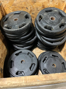 4,200 lbs of Intek Strength Olympic Rubber Grip Weight Plates
