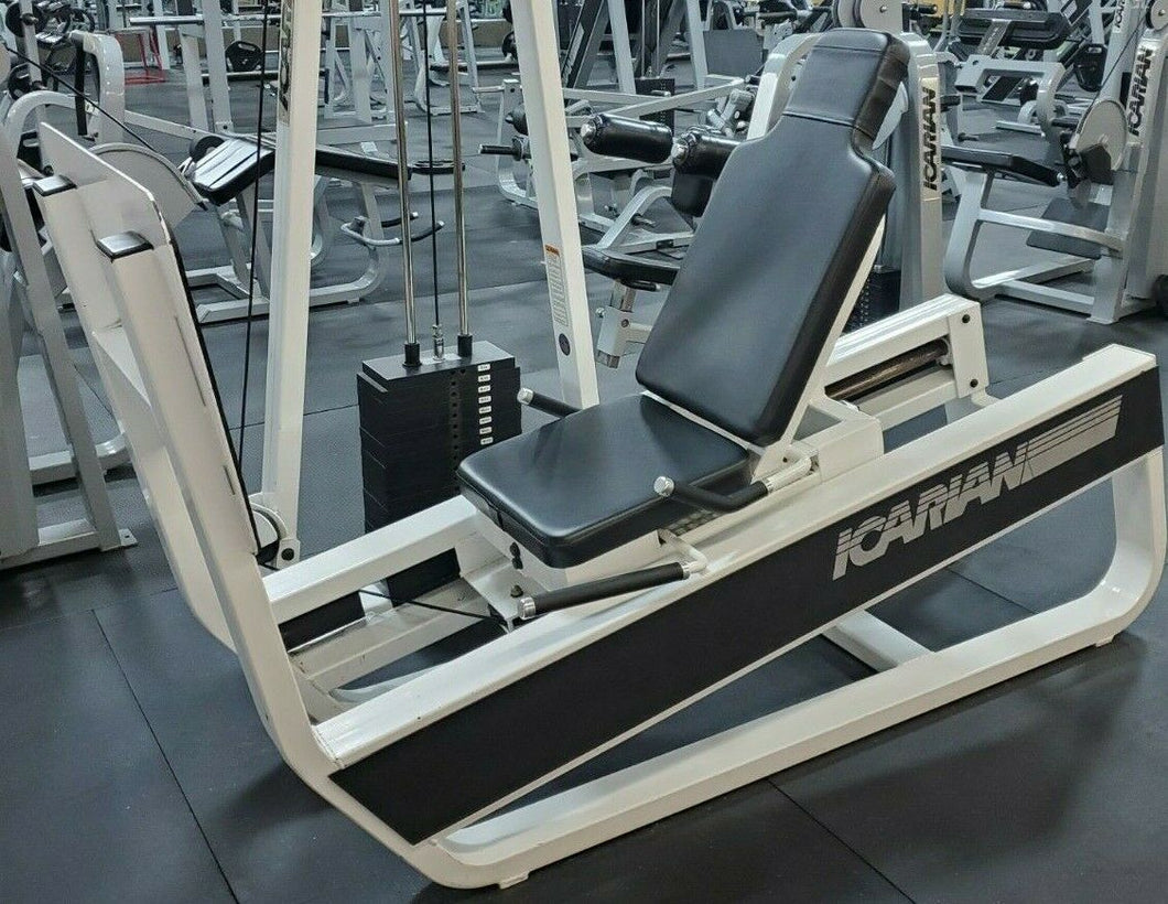 Icarian Precor Leg Sled Seated Leg Press Commercial Gym Equipment